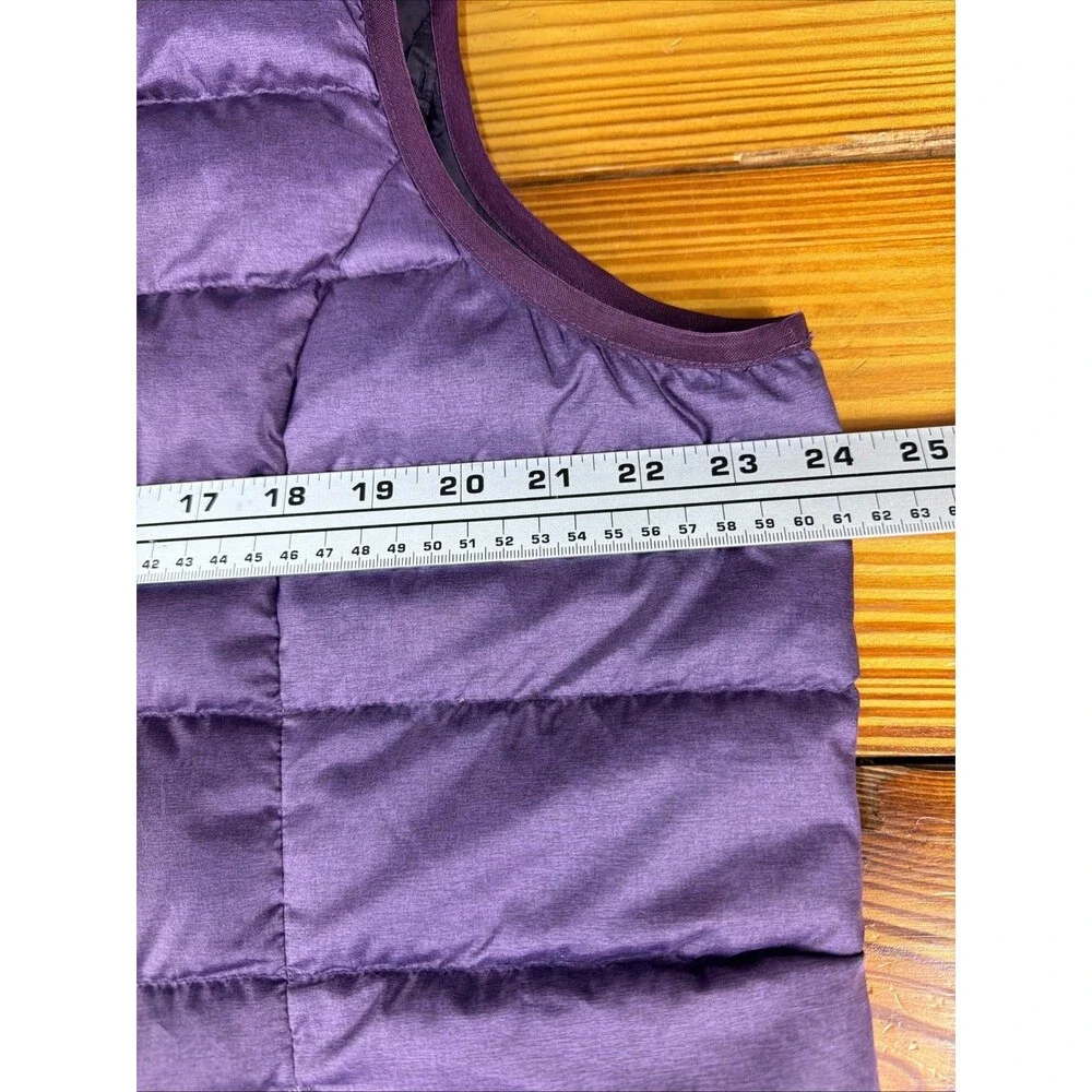 Eddie Bauer Puffer Vest Womens XXL Purple EB650 Down PRISTINE!!